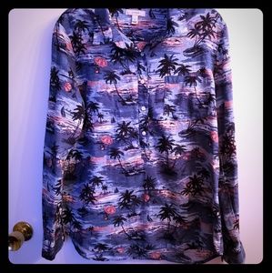 J.Crew tropical island shirt